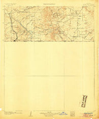 Nogales Arizona Historical topographic map, 1:125000 scale, 30 X 30 Minute, Year 1905