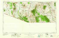 Nogales Arizona Historical topographic map, 1:250000 scale, 1 X 2 Degree, Year 1959