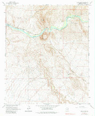 North Butte Arizona Historical topographic map, 1:24000 scale, 7.5 X 7.5 Minute, Year 1964