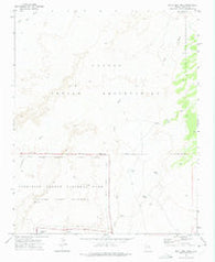 North Mill Well Arizona Historical topographic map, 1:24000 scale, 7.5 X 7.5 Minute, Year 1972