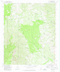 North Peak Arizona Historical topographic map, 1:24000 scale, 7.5 X 7.5 Minute, Year 1973