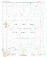 North of Agua Dulce Mountains Arizona Historical topographic map, 1:24000 scale, 7.5 X 7.5 Minute, Year 1990