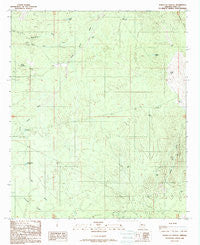 North of Oracle Arizona Historical topographic map, 1:24000 scale, 7.5 X 7.5 Minute, Year 1988