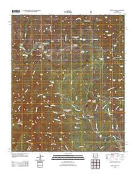 North Peak Arizona Historical topographic map, 1:24000 scale, 7.5 X 7.5 Minute, Year 2011