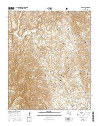 North Peak Arizona Current topographic map, 1:24000 scale, 7.5 X 7.5 Minute, Year 2014