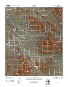 North Trigo Peaks Arizona Historical topographic map, 1:24000 scale, 7.5 X 7.5 Minute, Year 2011