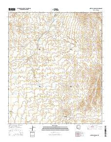 North of Oracle Arizona Current topographic map, 1:24000 scale, 7.5 X 7.5 Minute, Year 2014