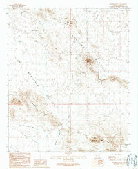 Nottbusch Butte Arizona Historical topographic map, 1:24000 scale, 7.5 X 7.5 Minute, Year 1990