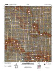 Nottbusch Butte Arizona Historical topographic map, 1:24000 scale, 7.5 X 7.5 Minute, Year 2011