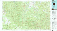 Nutrioso Arizona Historical topographic map, 1:100000 scale, 30 X 60 Minute, Year 1981