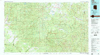 Nutrioso Arizona Historical topographic map, 1:100000 scale, 30 X 60 Minute, Year 1981
