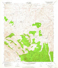 O'Donnell Canyon Arizona Historical topographic map, 1:24000 scale, 7.5 X 7.5 Minute, Year 1958