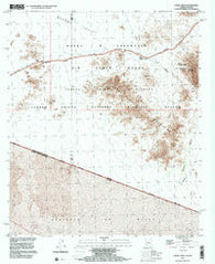 O'Neill Hills Arizona Historical topographic map, 1:24000 scale, 7.5 X 7.5 Minute, Year 1996
