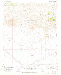 O'Neill Pass Arizona Historical topographic map, 1:24000 scale, 7.5 X 7.5 Minute, Year 1969