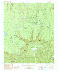 O W Point Arizona Historical topographic map, 1:24000 scale, 7.5 X 7.5 Minute, Year 1990