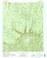 O W Point Arizona Historical topographic map, 1:24000 scale, 7.5 X 7.5 Minute, Year 1990