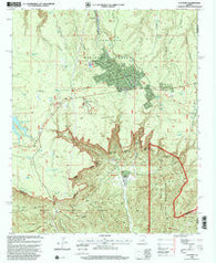O W Point Arizona Historical topographic map, 1:24000 scale, 7.5 X 7.5 Minute, Year 1990