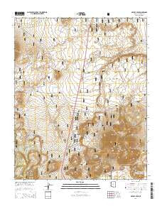 O'Leary Peak Arizona Current topographic map, 1:24000 scale, 7.5 X 7.5 Minute, Year 2014