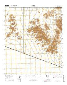 O'Neill Hills Arizona Current topographic map, 1:24000 scale, 7.5 X 7.5 Minute, Year 2014