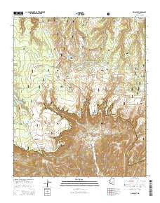 O W Point Arizona Current topographic map, 1:24000 scale, 7.5 X 7.5 Minute, Year 2014