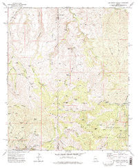 Oak Grove Canyon Arizona Historical topographic map, 1:24000 scale, 7.5 X 7.5 Minute, Year 1972