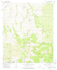 Oak Grove Canyon Arizona Historical topographic map, 1:24000 scale, 7.5 X 7.5 Minute, Year 1972