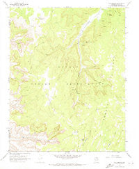 Oak Springs Arizona Historical topographic map, 1:24000 scale, 7.5 X 7.5 Minute, Year 1970