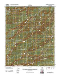Oak Creek Mountain Arizona Historical topographic map, 1:24000 scale, 7.5 X 7.5 Minute, Year 2011