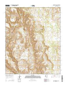 Oak Creek Ranch Arizona Current topographic map, 1:24000 scale, 7.5 X 7.5 Minute, Year 2014