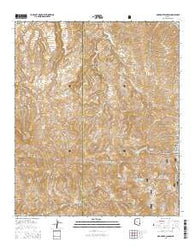Oak Grove Canyon Arizona Current topographic map, 1:24000 scale, 7.5 X 7.5 Minute, Year 2014