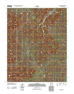 Oak Springs Arizona Historical topographic map, 1:24000 scale, 7.5 X 7.5 Minute, Year 2011
