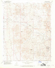 Oatman Arizona Historical topographic map, 1:24000 scale, 7.5 X 7.5 Minute, Year 1967