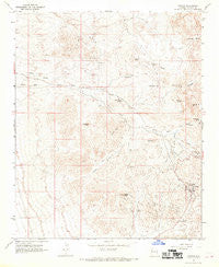 Oatman Arizona Historical topographic map, 1:24000 scale, 7.5 X 7.5 Minute, Year 1967