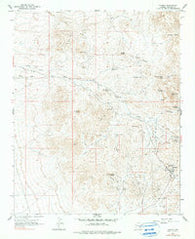 Oatman Arizona Historical topographic map, 1:24000 scale, 7.5 X 7.5 Minute, Year 1967
