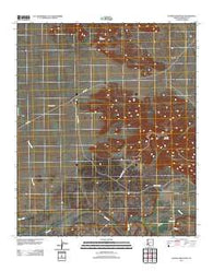 Oatman Mountain Arizona Historical topographic map, 1:24000 scale, 7.5 X 7.5 Minute, Year 2011