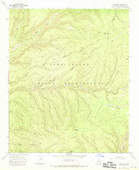 Odart Mtn Arizona Historical topographic map, 1:24000 scale, 7.5 X 7.5 Minute, Year 1967