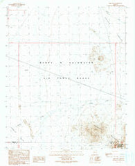 Okie Well Arizona Historical topographic map, 1:24000 scale, 7.5 X 7.5 Minute, Year 1990