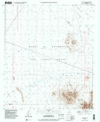 Okie Well Arizona Historical topographic map, 1:24000 scale, 7.5 X 7.5 Minute, Year 1996