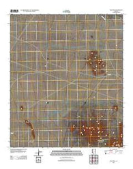 Okie Well Arizona Historical topographic map, 1:24000 scale, 7.5 X 7.5 Minute, Year 2011