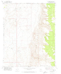Olaf Knolls Arizona Historical topographic map, 1:24000 scale, 7.5 X 7.5 Minute, Year 1971