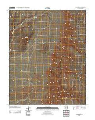 Olaf Knolls Arizona Historical topographic map, 1:24000 scale, 7.5 X 7.5 Minute, Year 2011