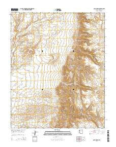 Olaf Knolls Arizona Current topographic map, 1:24000 scale, 7.5 X 7.5 Minute, Year 2014