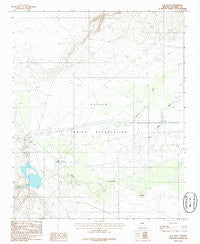 Old Leupp Arizona Historical topographic map, 1:24000 scale, 7.5 X 7.5 Minute, Year 1986