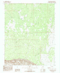 One Toe Ridge Arizona Historical topographic map, 1:24000 scale, 7.5 X 7.5 Minute, Year 1985