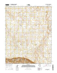 One Toe Ridge Arizona Current topographic map, 1:24000 scale, 7.5 X 7.5 Minute, Year 2014