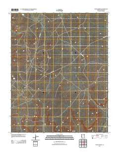 Onion Spring Arizona Historical topographic map, 1:24000 scale, 7.5 X 7.5 Minute, Year 2011