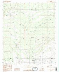 Oracle Junction Arizona Historical topographic map, 1:24000 scale, 7.5 X 7.5 Minute, Year 1988