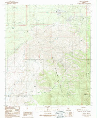 Oracle Arizona Historical topographic map, 1:24000 scale, 7.5 X 7.5 Minute, Year 1988