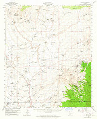 Oracle Arizona Historical topographic map, 1:62500 scale, 15 X 15 Minute, Year 1959