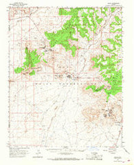 Oraibi Arizona Historical topographic map, 1:62500 scale, 15 X 15 Minute, Year 1966
